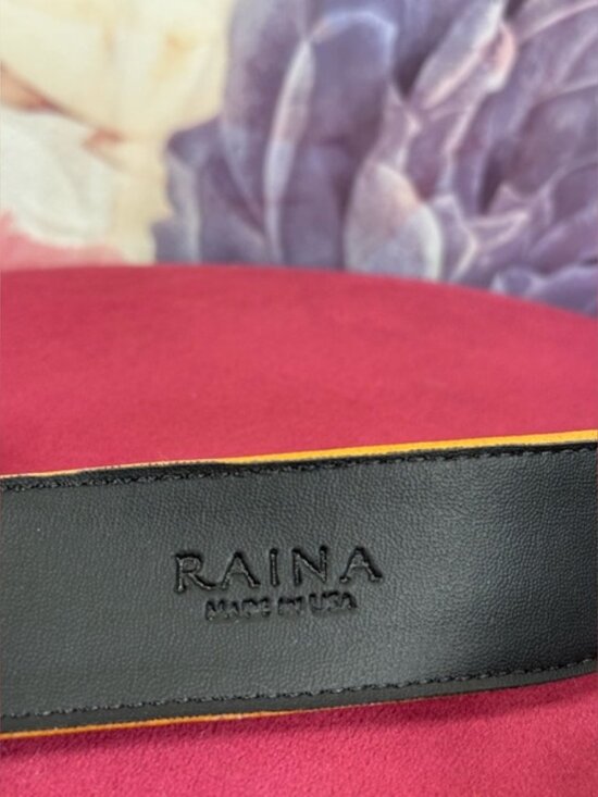 New Raina Sheila Wrap Belt in Camel brown leather gold western chic cowgirl main image 4